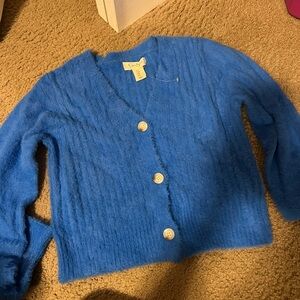 Jessica Simpson Vibrant Blue Cardigan